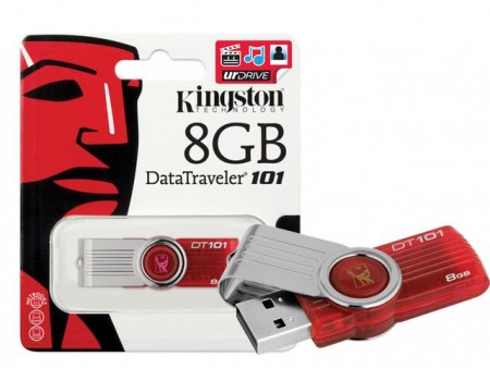 PEN DRIVE KINGSTON DT101G2 8GB VERMELHO